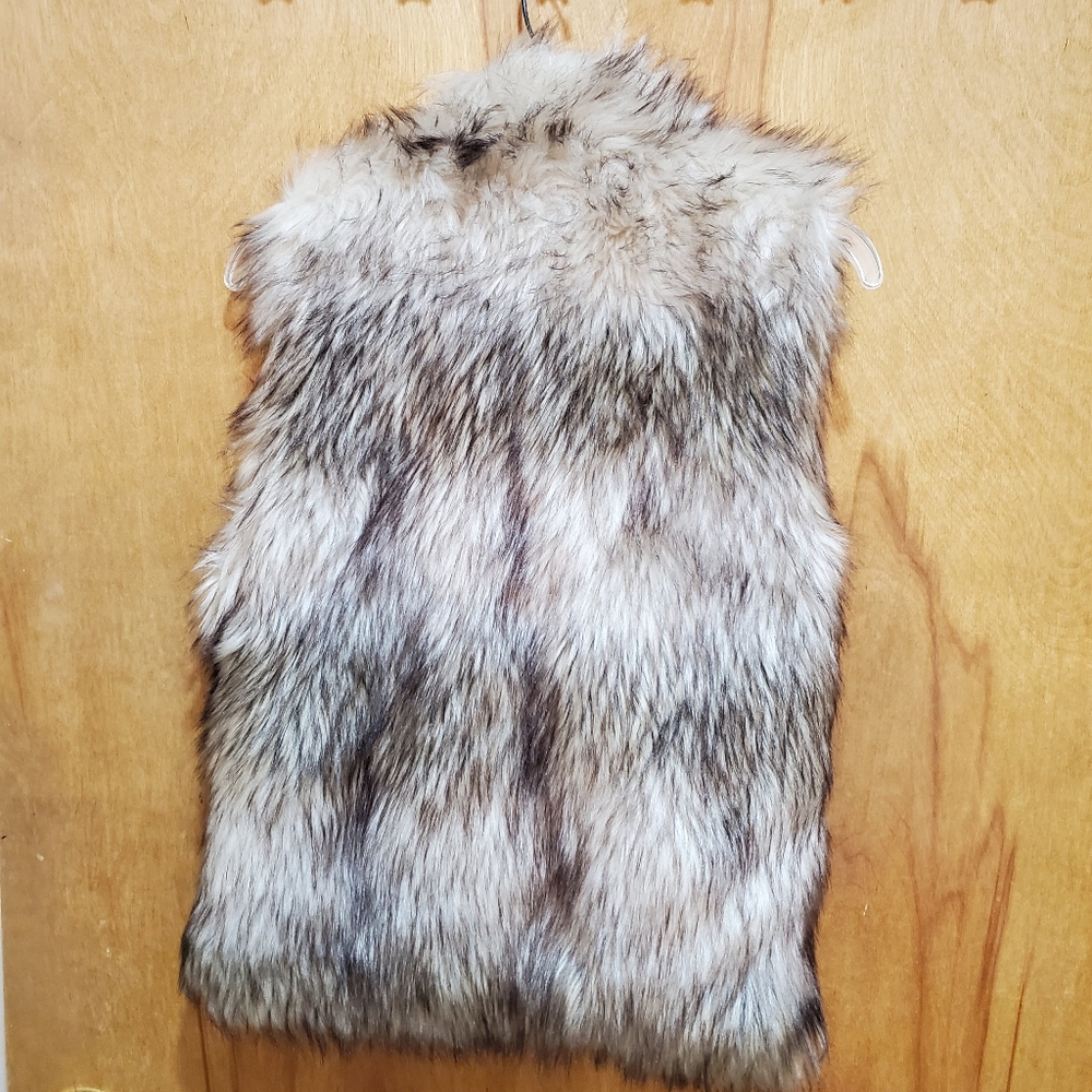 Faux fur vest